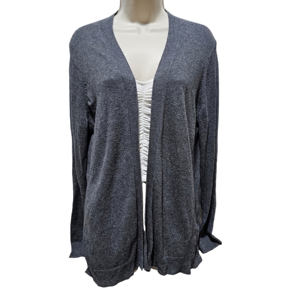 Women's Gap Gray Open Front Cardigan